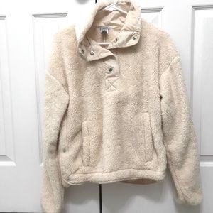 Soft Half Button Up Sherpa